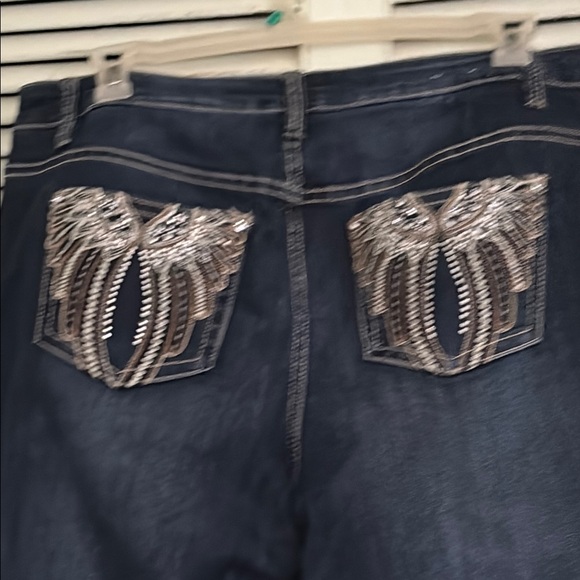 Plus size Avenue Blue Skinny Jeans Sleek Fit size 18 - Picture 11 of 14